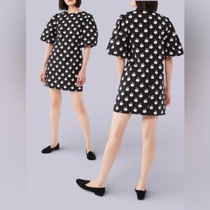 kate spade:  Apple Toss Taxi Cotton Poplin Dress